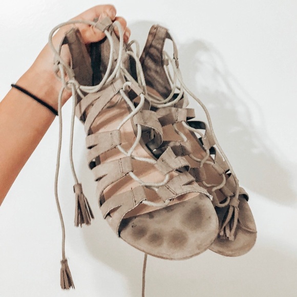 Madden Girl Shoes - the cutest criss cross sandals ever